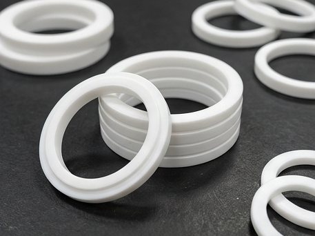 PTFE sealing and guide rings